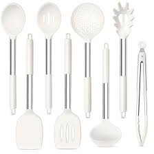 SILICON SPOON 8PCS WHITE PACK